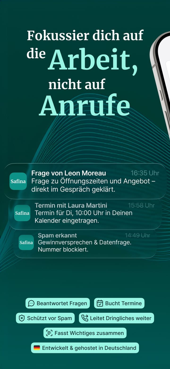 App-Store-Einstieg: Fokus auf die Arbeit, nicht auf Anrufe